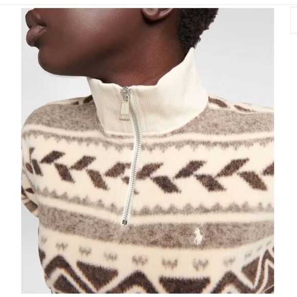 Polo Ralph Lauren Geo-Motif Fleece Pullover - Picture 3 of 7